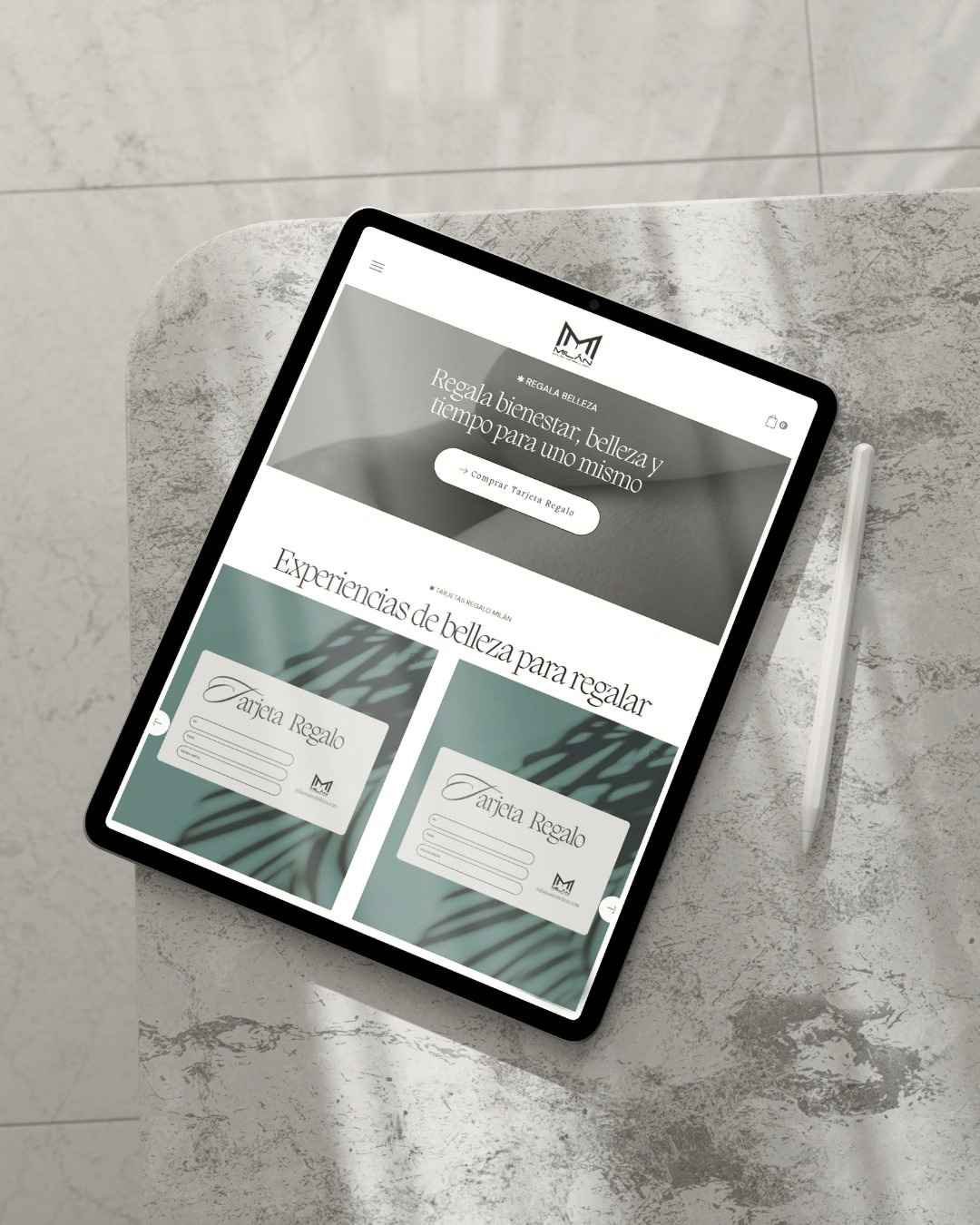 Web para salón de estética · Buenas Vibes Studio