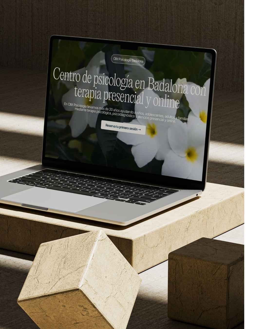 Diseño web para psicóloga · Buenas Vibes Studio