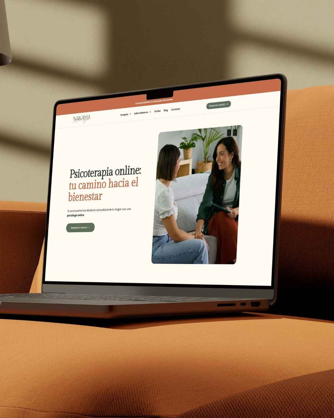 Proyecto web de psicología online · Buenas Vibes Studio